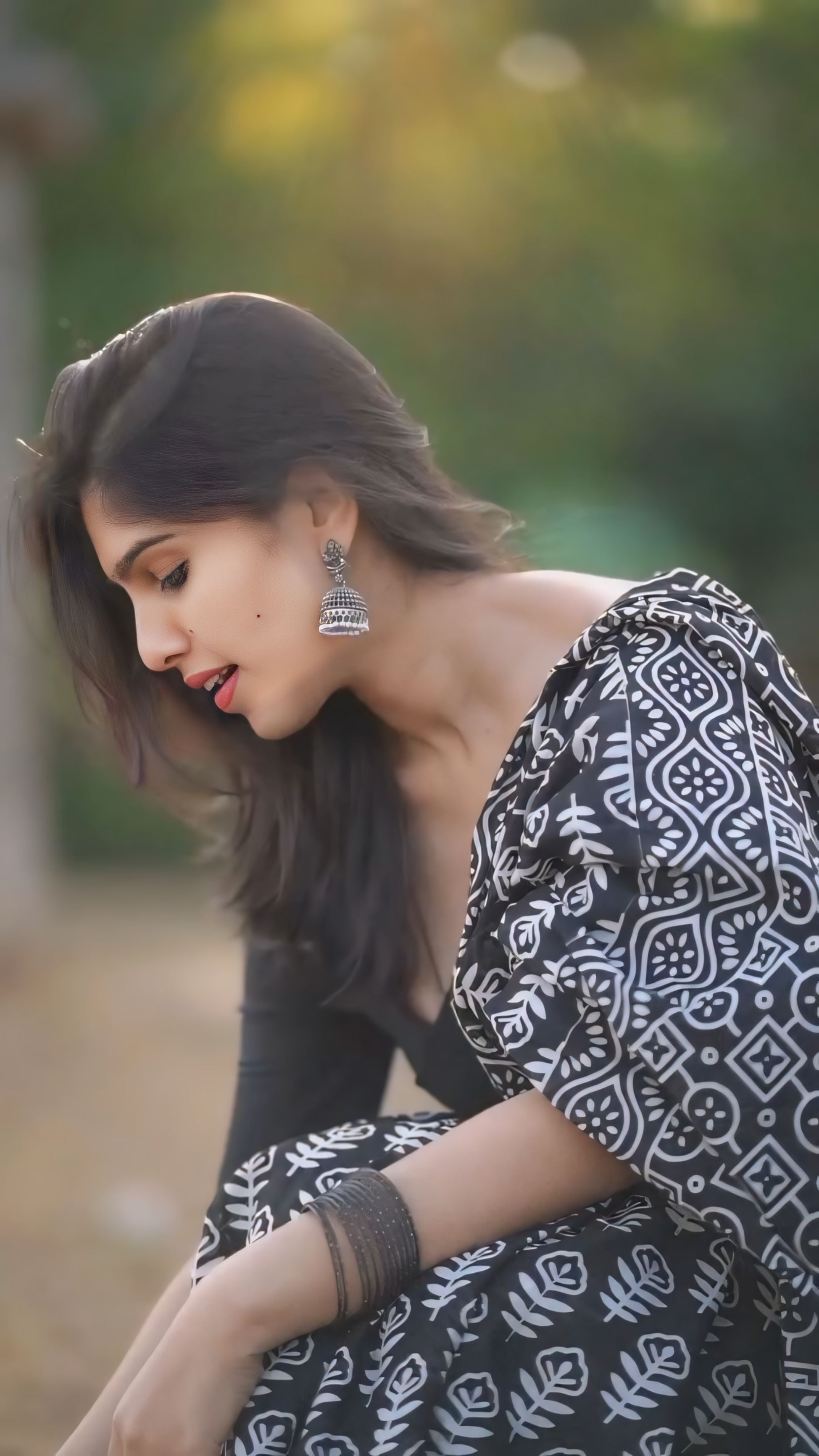 CLOVIRA Black Pure Soft Cotton Ready-to-Wear Saree