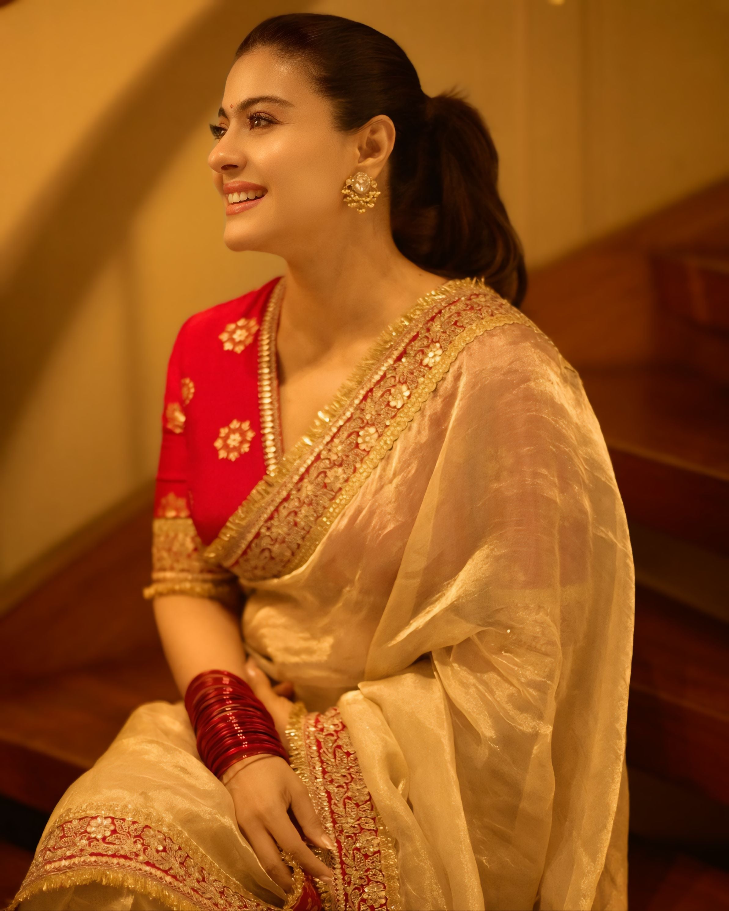 Experience timeless elegance with Designer Traditional Beige Tweel Net Silk Party Wear Saree