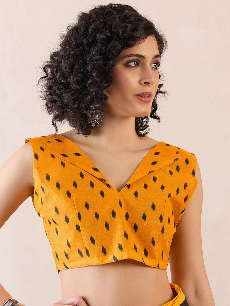 CLOVIRA Pure Soft Mul Cotton Silk Ready-to-Wear Saree with Pocket