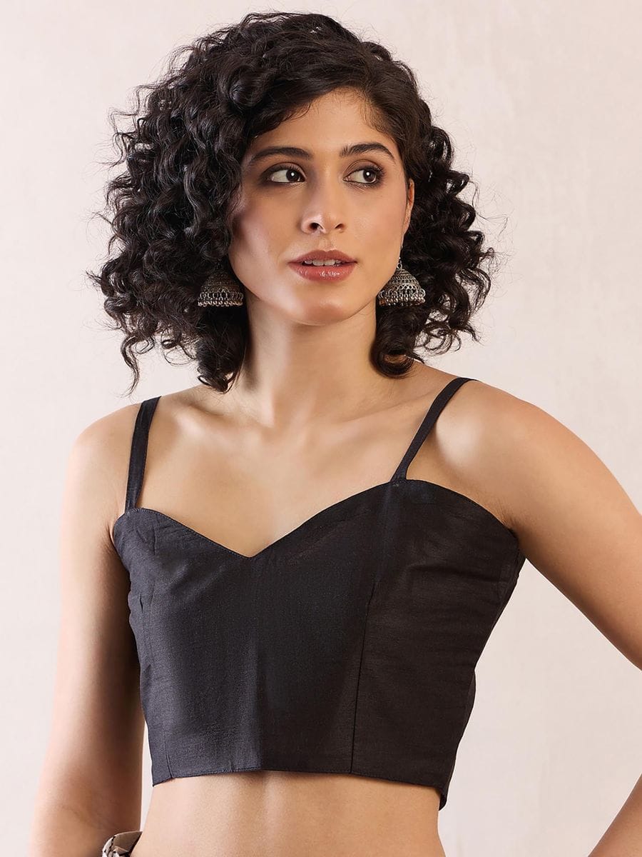 CLOVIRA Pure Soft Mul Cotton Silk Ready-to-Wear Saree with Pocket