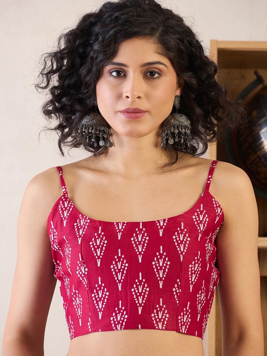 CLOVIRA Pure Soft Mul Cotton Silk Ready-to-Wear Saree with Pocket