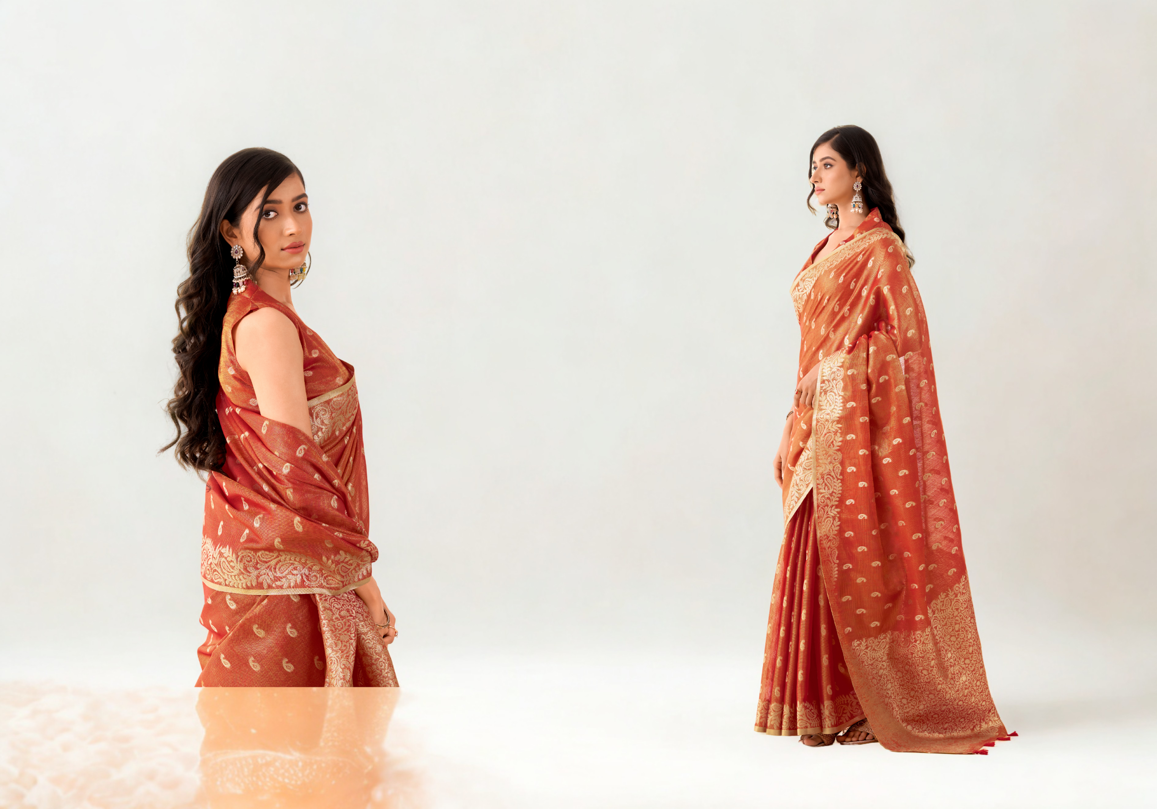 Linen Clo – Premium Tissue Linen Saree Collection