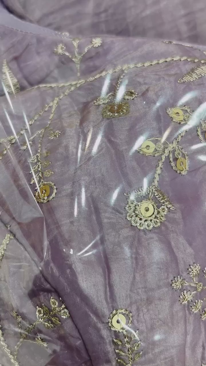 CLOVIRA Royal 1-Minute Ready-To-Wear Golden Crush Silk Saree | Elegant Border with Stitched Blouse