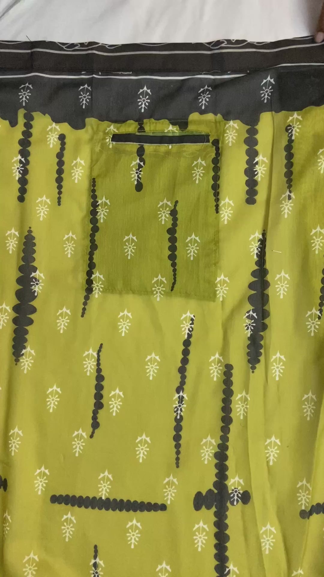 CLOVIRA Pure Soft Mul Cotton Silk Ready-to-Wear Saree with Pocket