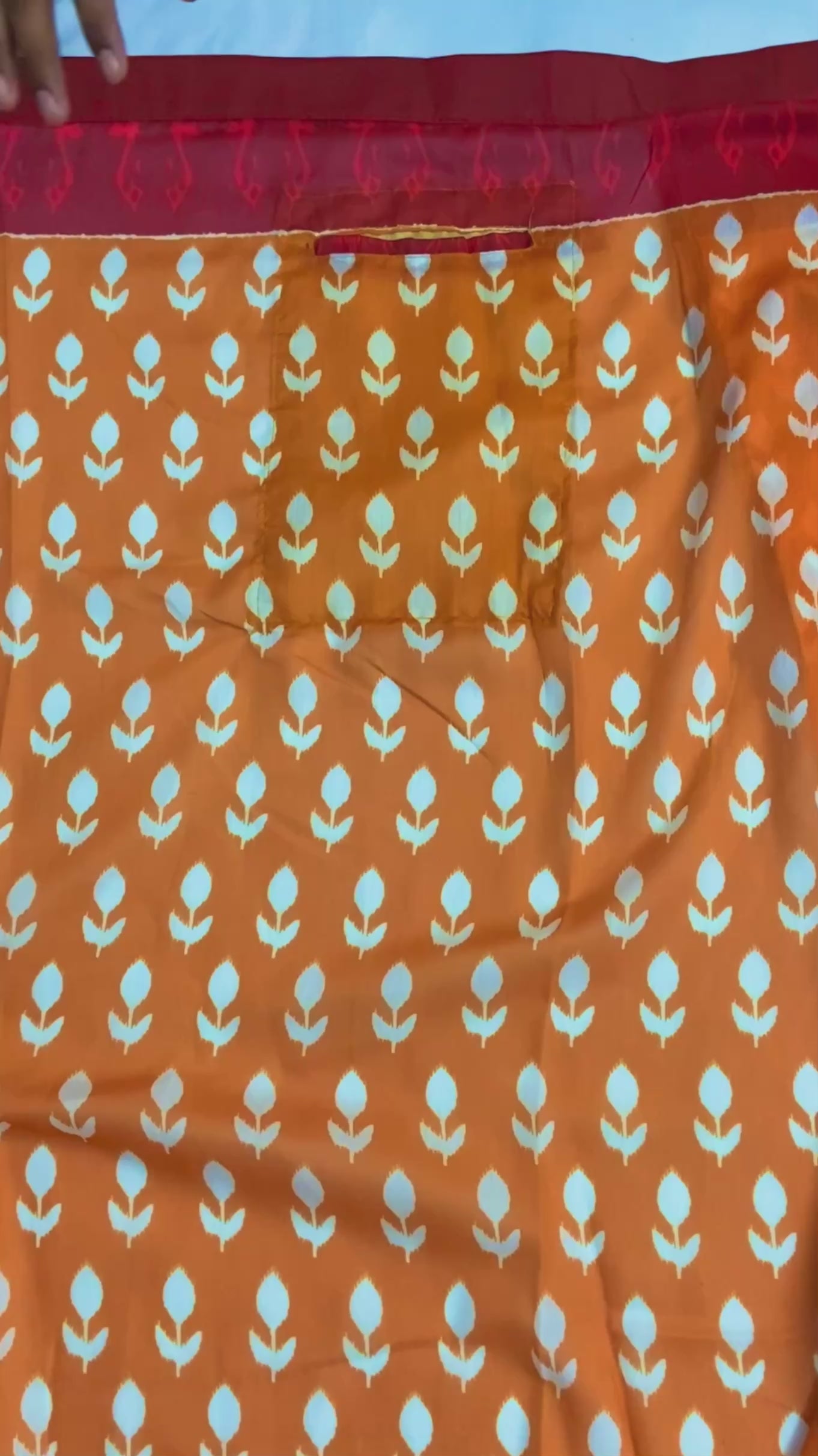 CLOVIRA Pure Soft Mul Cotton Silk Ready-to-Wear Saree with Pocket