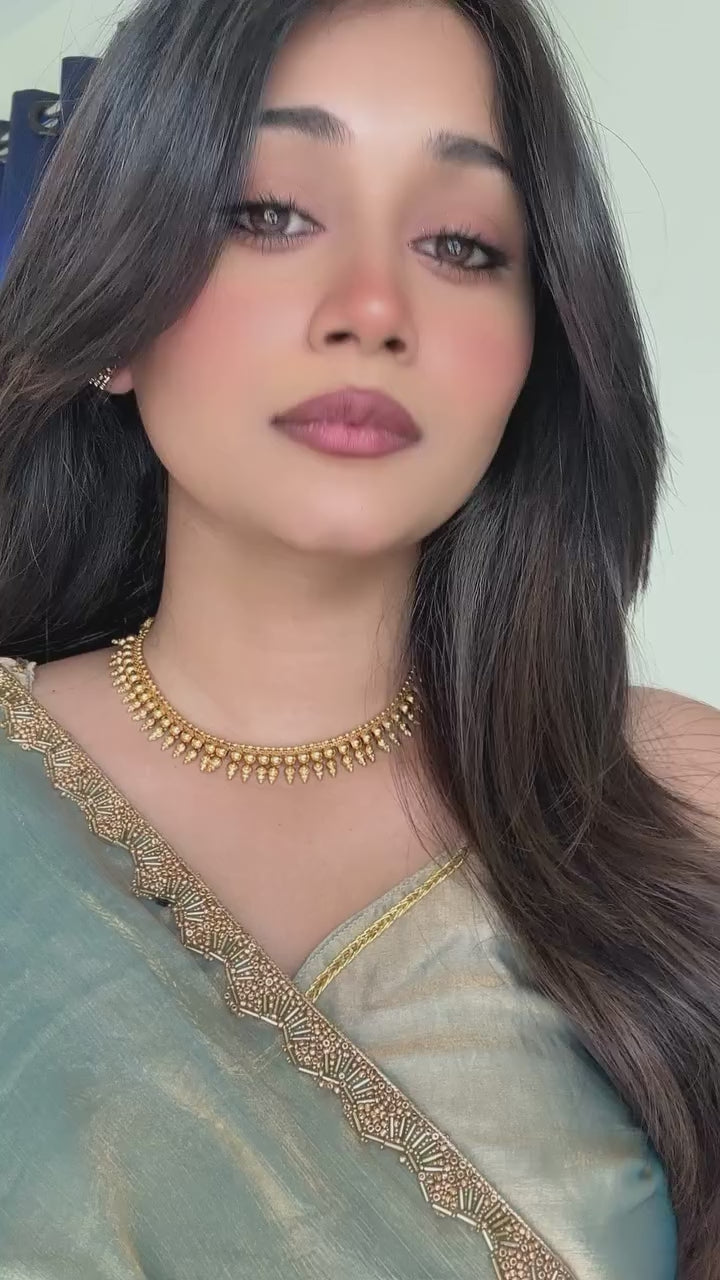 CLOVIRA Radiant Fancy Silk Saree with Stitched Blouse | Elegant Designer Party Wear Collection