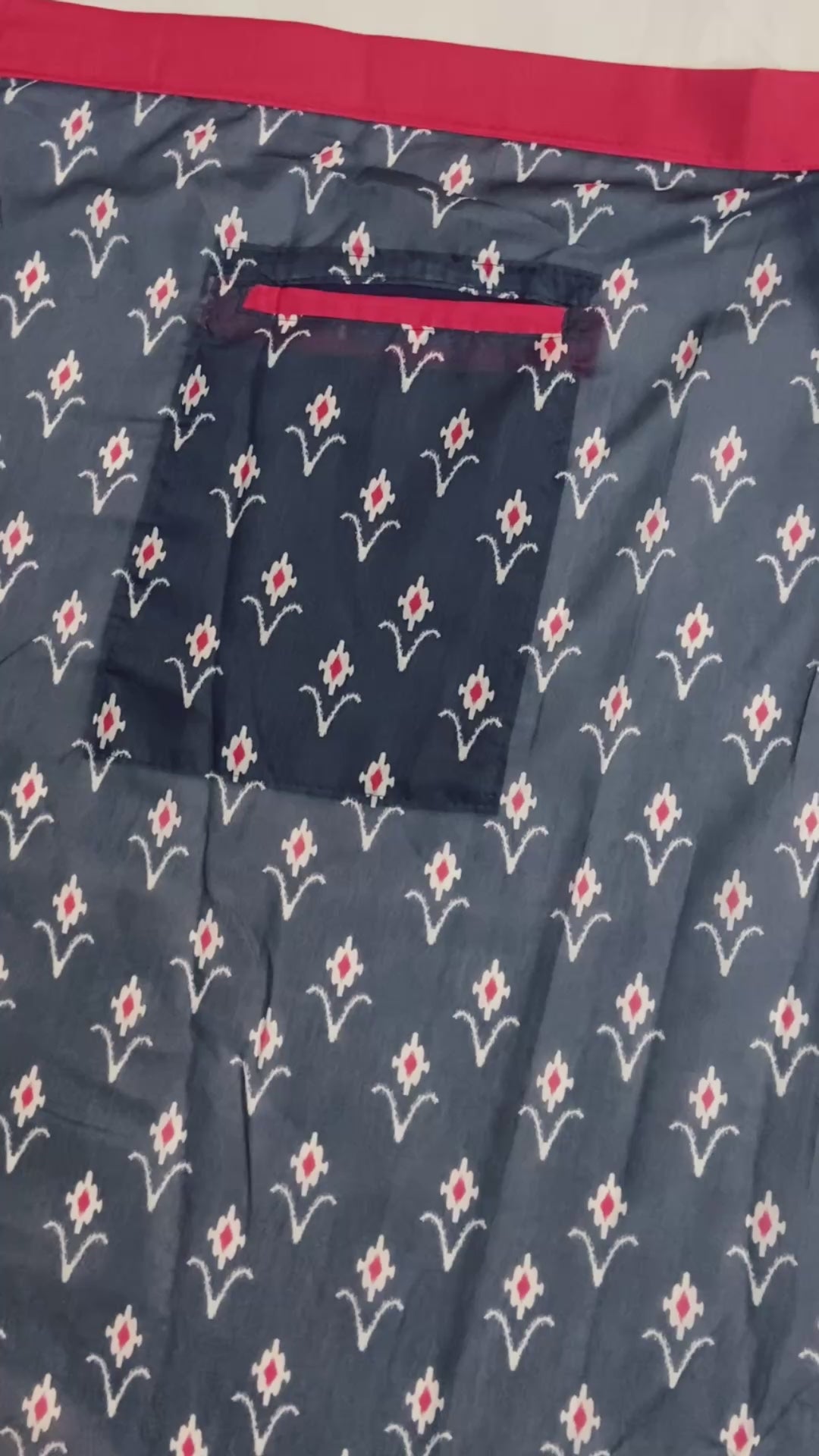 CLOVIRA Pure Soft Mul Cotton Silk Ready-to-Wear Saree with Pocket