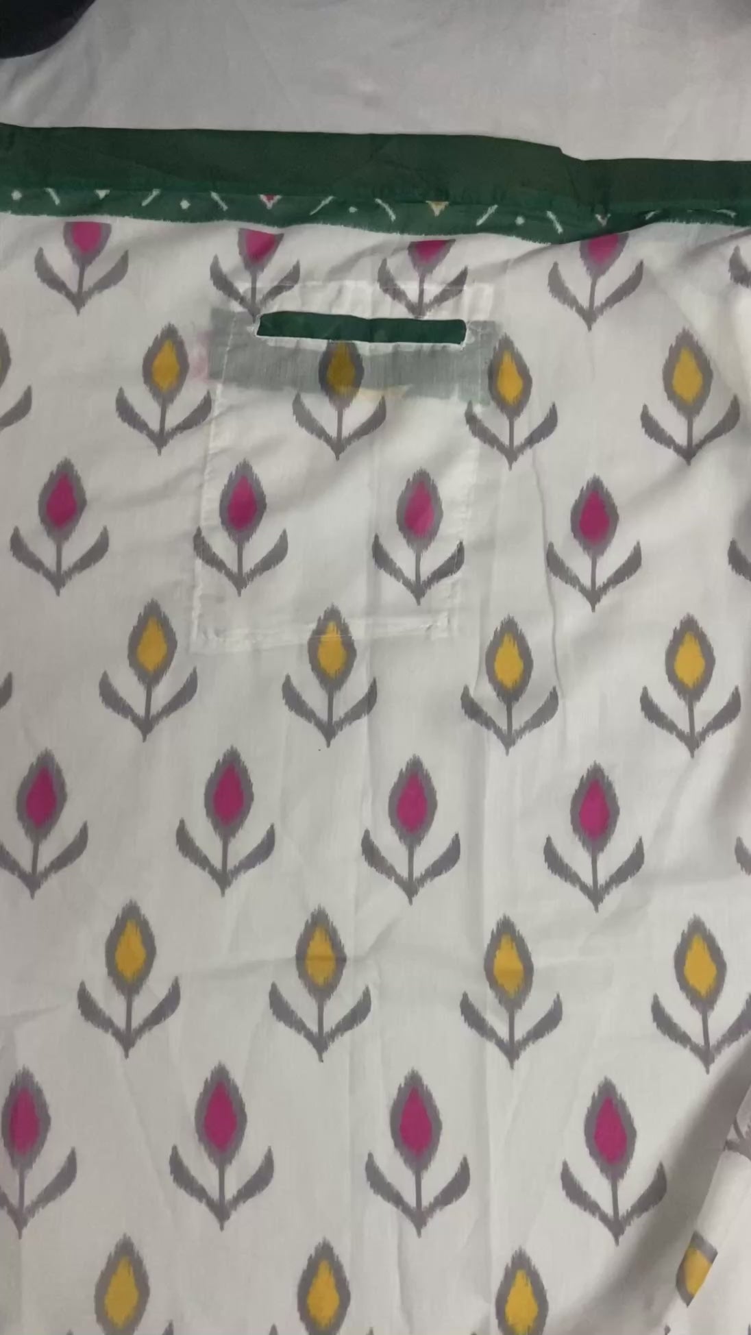 CLOVIRA Pure Soft Mul Cotton Silk Ready-to-Wear Saree with Pocket