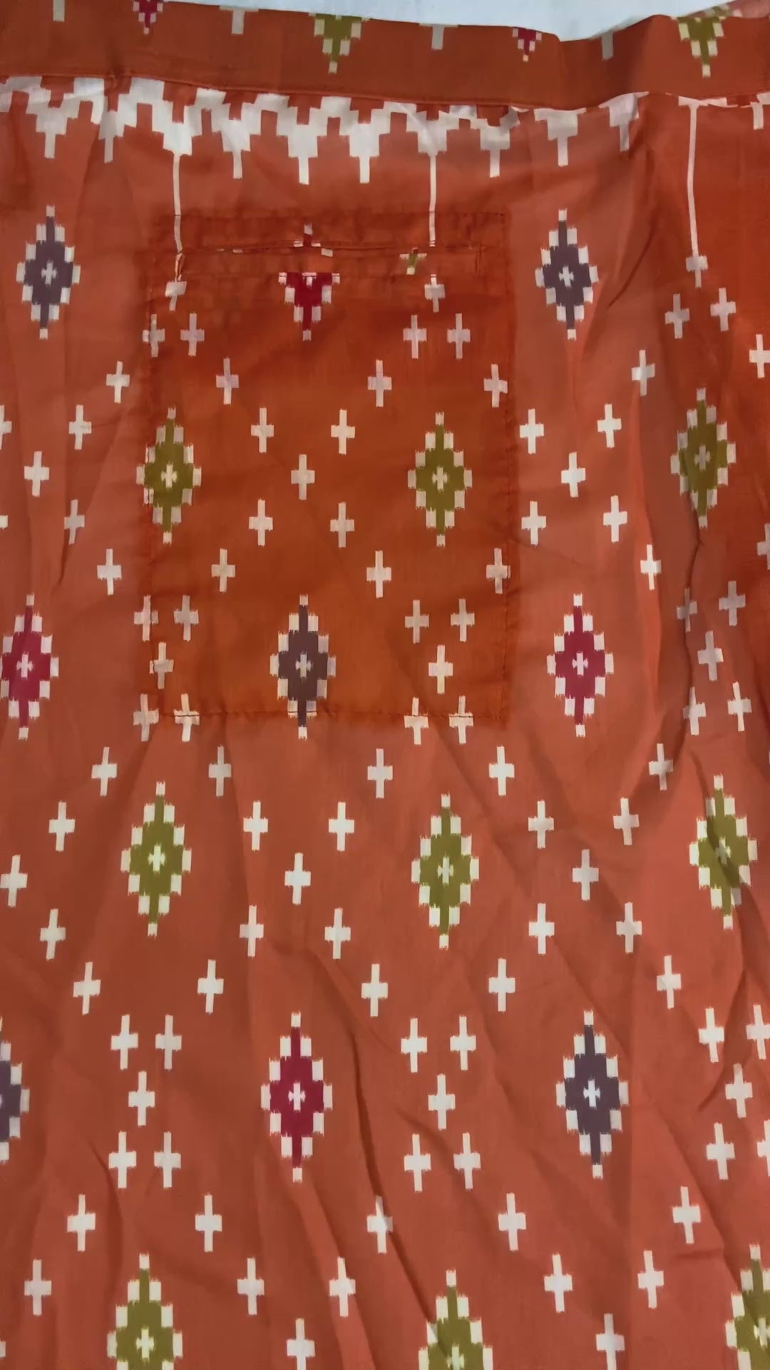 CLOVIRA Pure Soft Mul Cotton Silk Ready-to-Wear Saree with Pocket