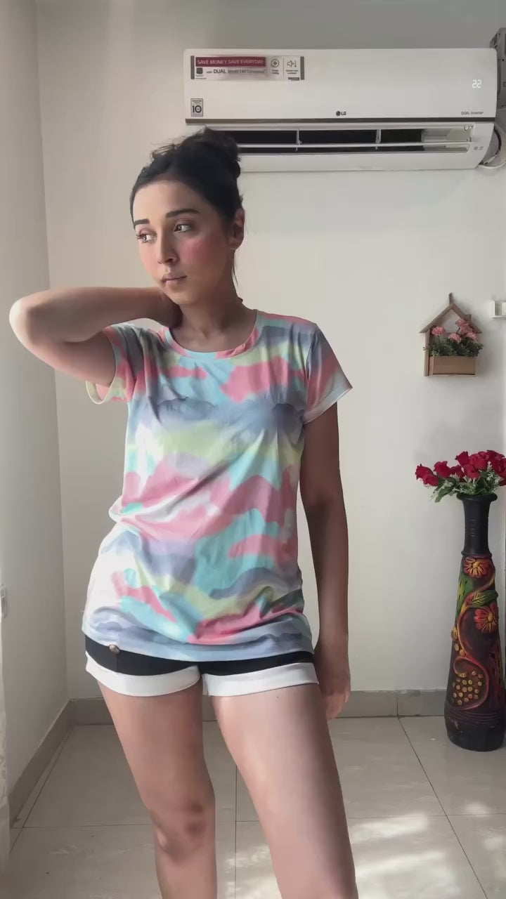 CLOVIRA Pure Satin Silk Ready-to-Wear Saree